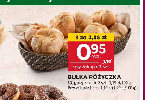 Bułka różyczka promocja