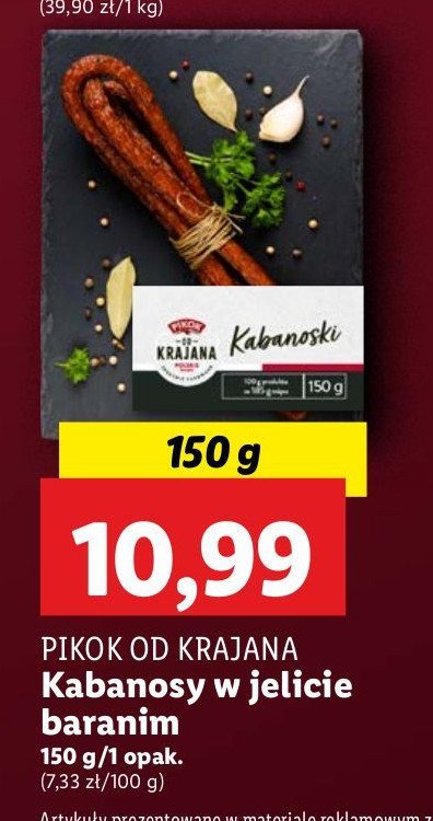 Kabanosiki Pikok od krajana promocja