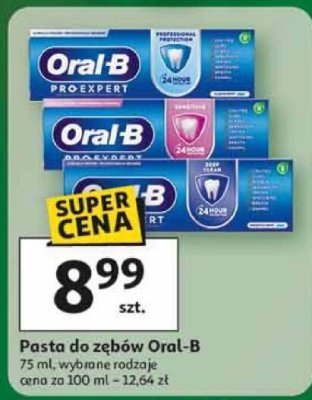Pasta do zębów Oral-B promocja w Auchan