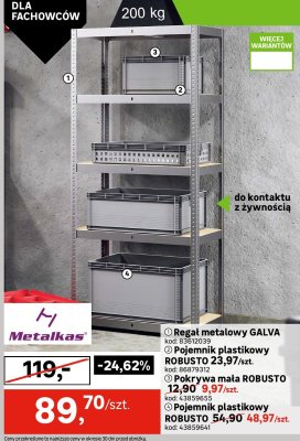 Regał metalowy GALVA promocja w Leroy Merlin