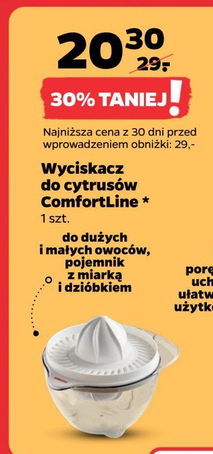 Wyciskarka do cytrusów comfortline 21301 Leifheit promocja