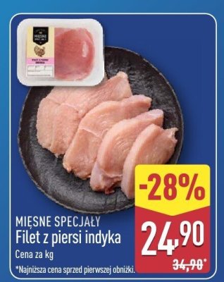 Filet z piersi indyka promocja w Aldi