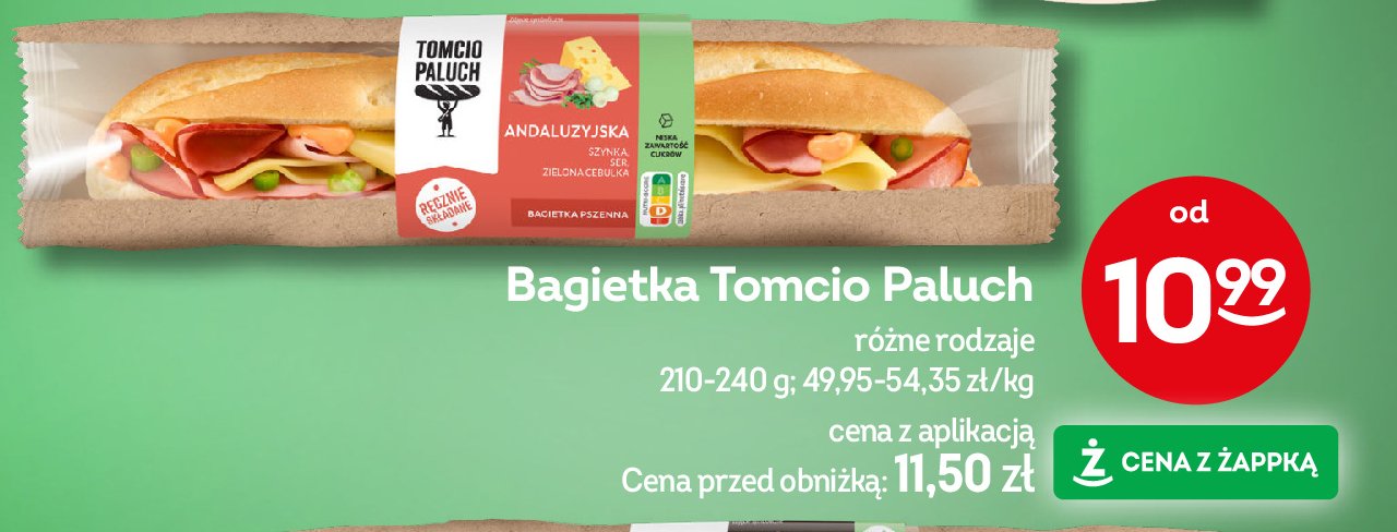 Bagietka andaluzyjska Tomcio paluch promocja w Żabka