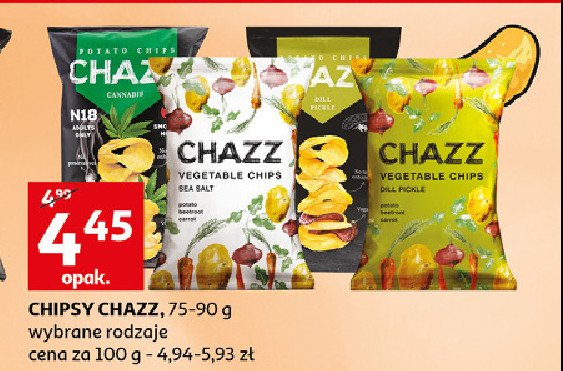 Chipsy o smaku kiszonego og贸rka Chazz promocja