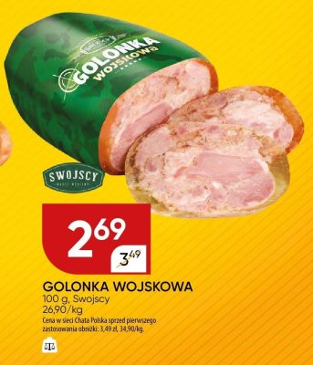 Golonka Wojskowa promocja w Chata Polska
