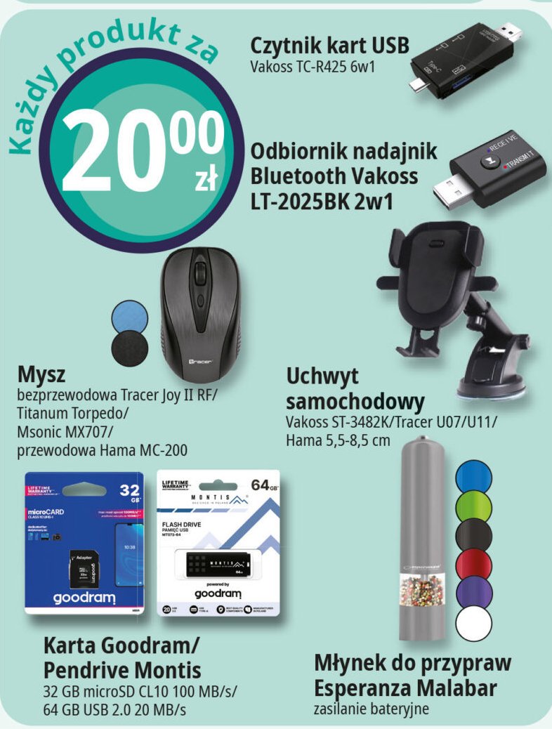 Pendrive mt073 64 gb MONTIS promocja