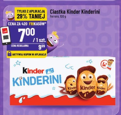 Ciastka Kinder Kinderini Ferrero promocja w POLOmarket