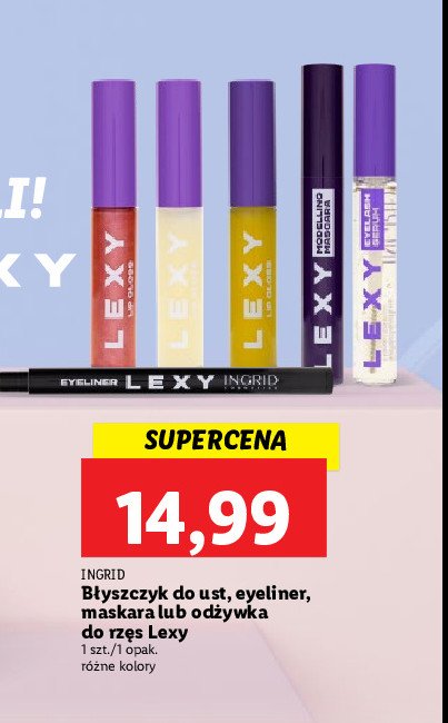 Eyeliner w pisaku czarny Ingrid lexy promocja
