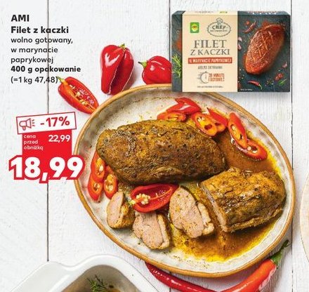Filet z kaczki w marynacie paprykowej Ami promocja