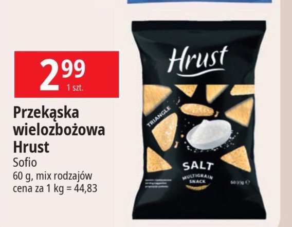 Hrust solony Sofio promocja