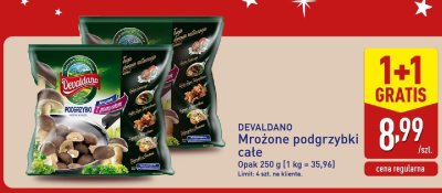 Mrożone podgrzybki całe  promocja w Aldi