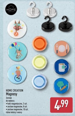 Magnesy zestaw 8/10 szt. promocja w Aldi