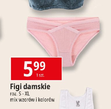 Figi damskie rozm. s-xl promocja w Leclerc