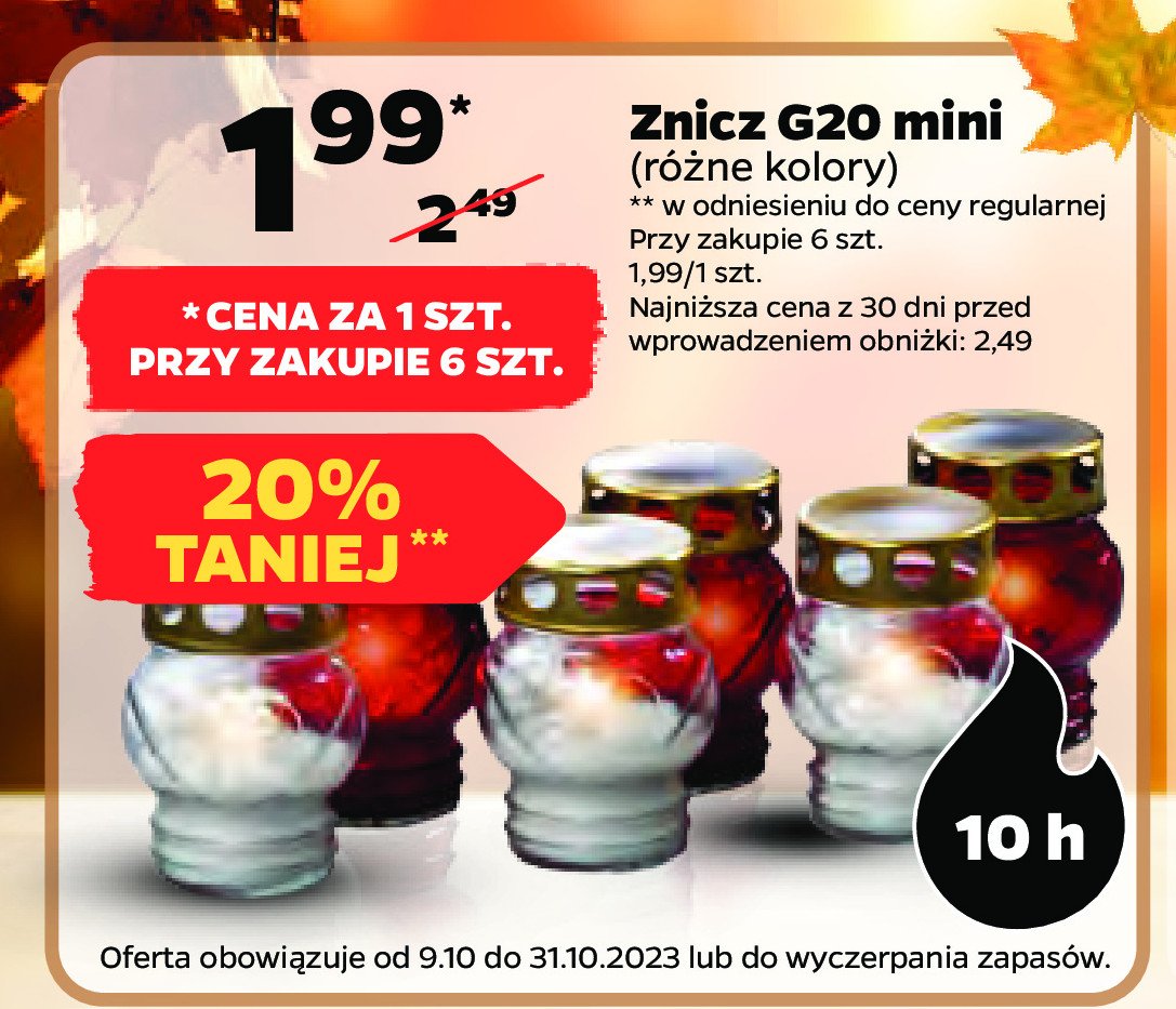 Znicz g20 mini promocja