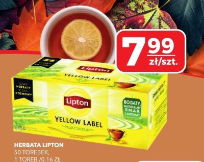 Herbata Lipton Yellow Label promocja w Top Market