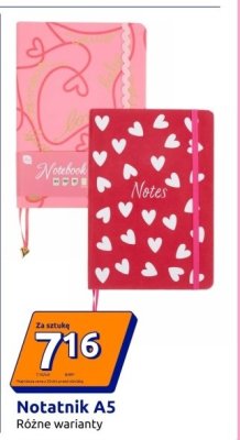 Notatnik A5 różne warianty promocja w Action