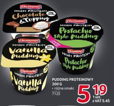 Pudding proteinowy Ehrmann High Protein chocolate & topping promocja w Selgros