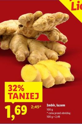Imbir, luzem Lidl promocja w Lidl