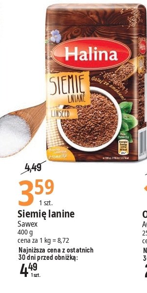 Siemie lniane Halina promocja