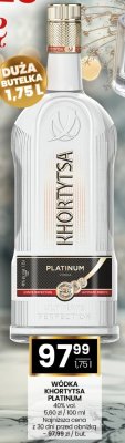 Wódka KHORTYTSA PLATINUM 40% vol. promocja w Twój Market
