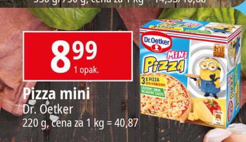 Mini pizza minionki Dr. oetker promocja