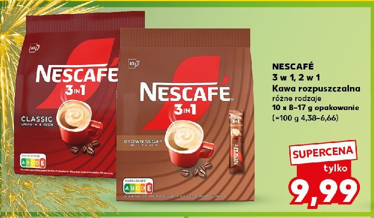 Kawa Nescafe 3in1 classic promocja