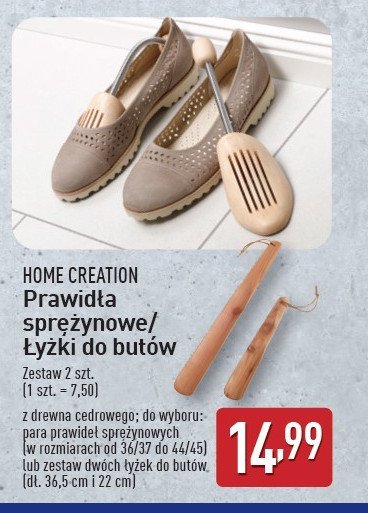 Prawidła sprężynowe Home creation promocja w Aldi