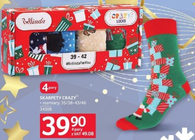 Skarpety Crazy promocja w Selgros