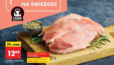 Łopatka wieprzowa promocja w Biedronka