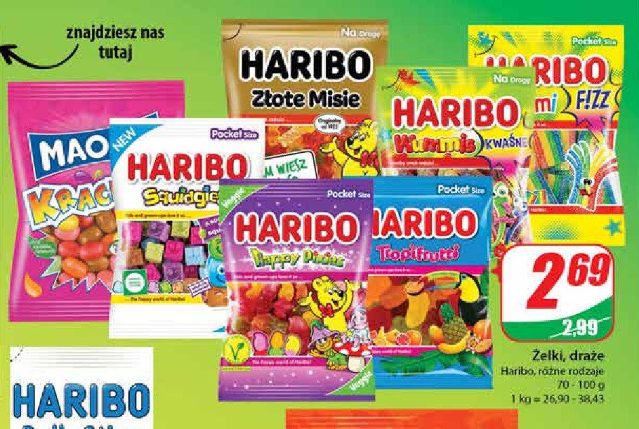 Żelki happy easter mix Haribo promocja