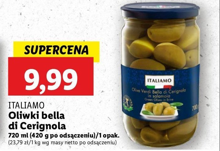 Oliwki bella di cerignola Italiamo promocja