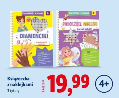 Książeczka z naklejkami promocja w Lidl