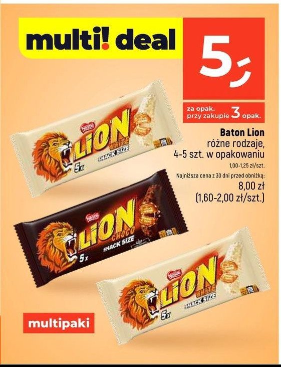 Baton Nestle lion promocja