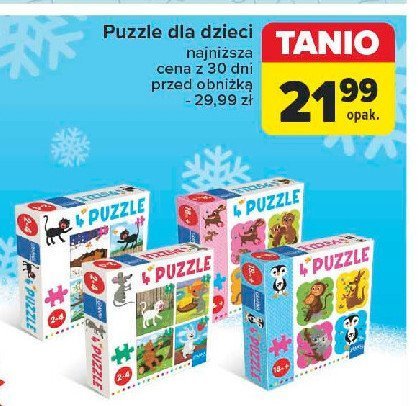 Puzzle dla najmłodszych Granna promocja w Carrefour