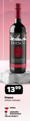 Wino Fresco (różne rodzaje) promocja w Netto