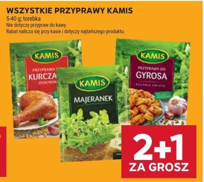 Przyprawy Kamis promocja w Stokrotka