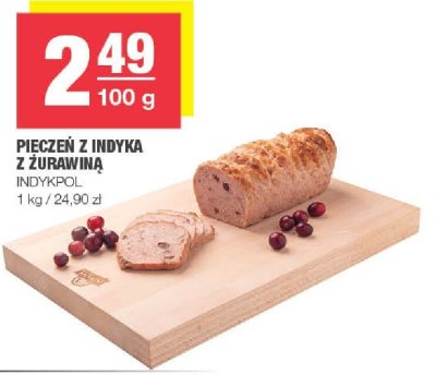 Pieczeń z indyka z żurawiną Indykpol promocja w SPAR