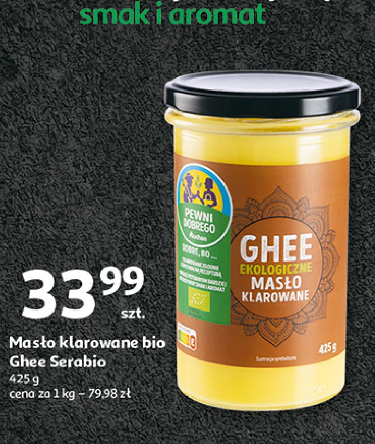 Masło klarowane ghee Auchan pewni dobrego promocja