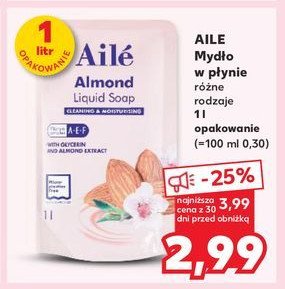 Mydło w płynie almond Aile promocja