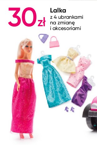 Lalka z ubrankami promocja