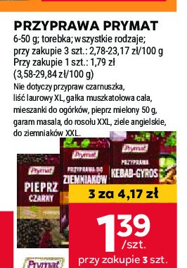 Przyprawa do ziemniaków Prymat promocja w Stokrotka