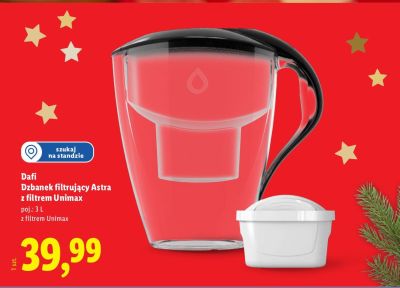 Dzbanek filtrujący Astra z filtrem Unimax poj.: 3 L promocja w Lidl