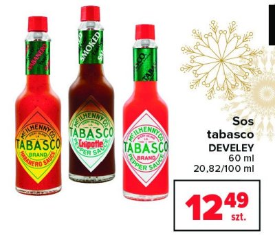 Tabasco chipotle Develey promocja