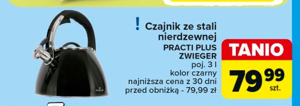 Czajnik 3 l Zwieger promocja w Carrefour Market