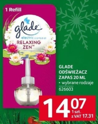 Glade odświeżacz zapas 20 ml różne rodzaje promocja w Selgros