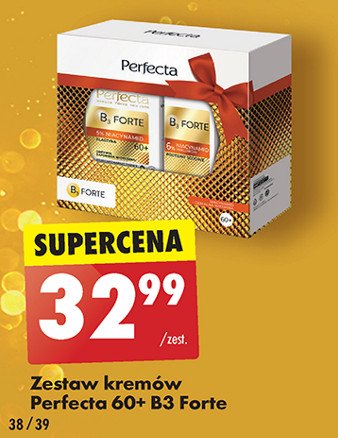 Zestaw w pudełku b3 forte krem na dzień i na noc 50 ml + krem pod oczy 15 ml Perfecta zestawy promocja w Biedronka