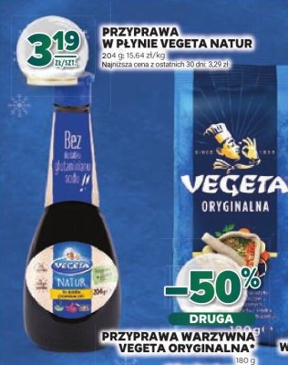 Przyprawa w płynie Vegeta Natur promocja w Stokrotka