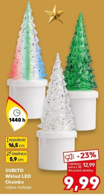 Wkład LED Choinka różne rodzaje  promocja w Kaufland
