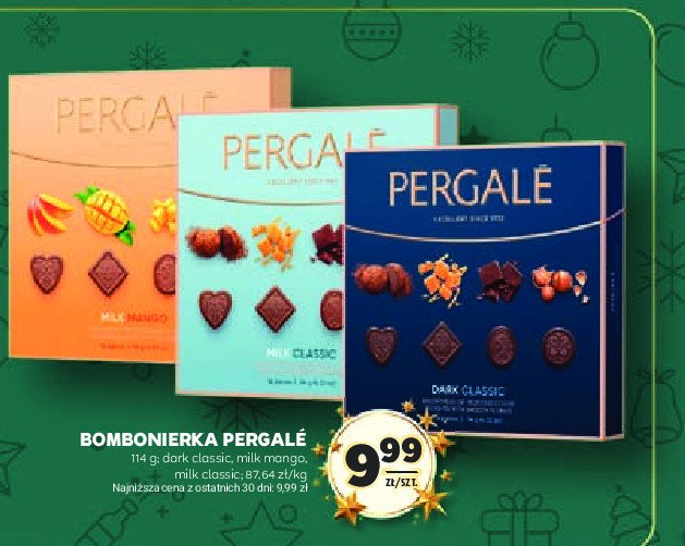 Bombonierka mango Pergale promocja