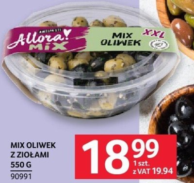 Mix oliwek z ziołami 550g promocja w Selgros